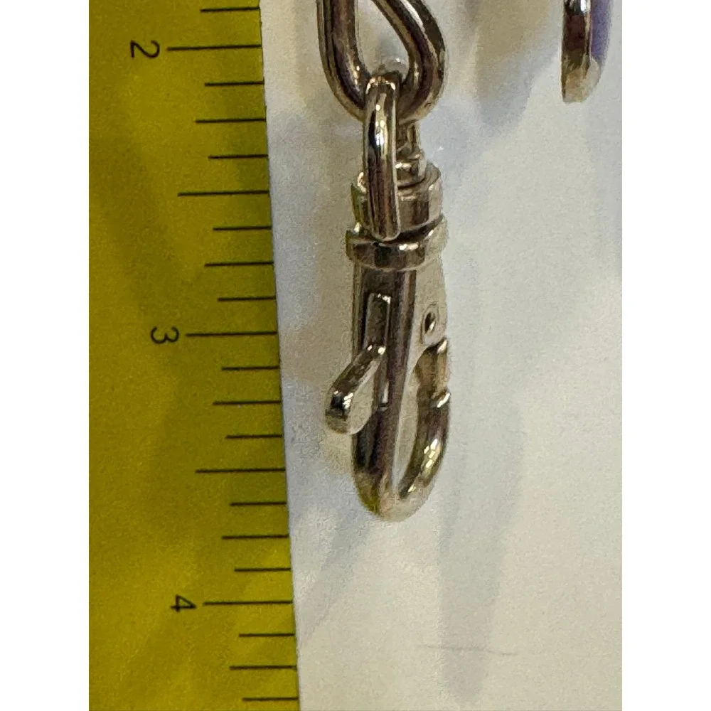 Alexx Inc Finders Key Purse Purple Enamel Flower Rhinestone Key Finder Hook